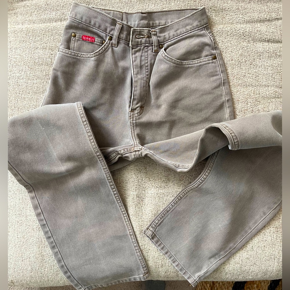 Vintage Bossini Corduroy Mom Jeans 00/0?
